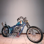 Modifikasi Yamaha Scorpio - The Blue Pon Chopper