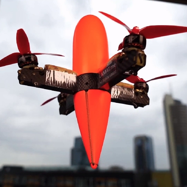 Ringan tapi Kuat, Drone Interceptor Ini Dapat Menangkap UAV Dengan Jaring Kevlar