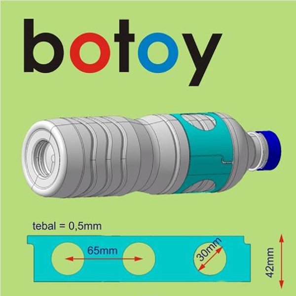 Jaga Lingkungan, Botol Mineral Bekas Ini Bisa Diubah Bentuk