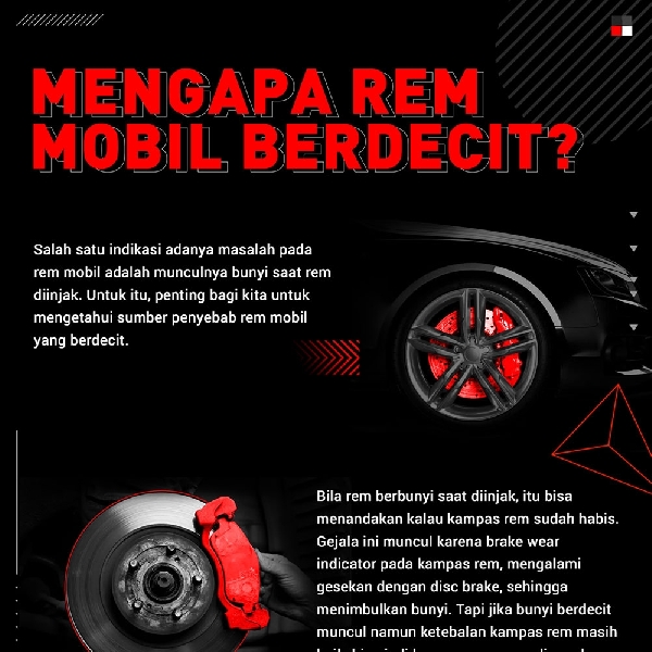 Mengapa Rem Mobil Berdecit ?