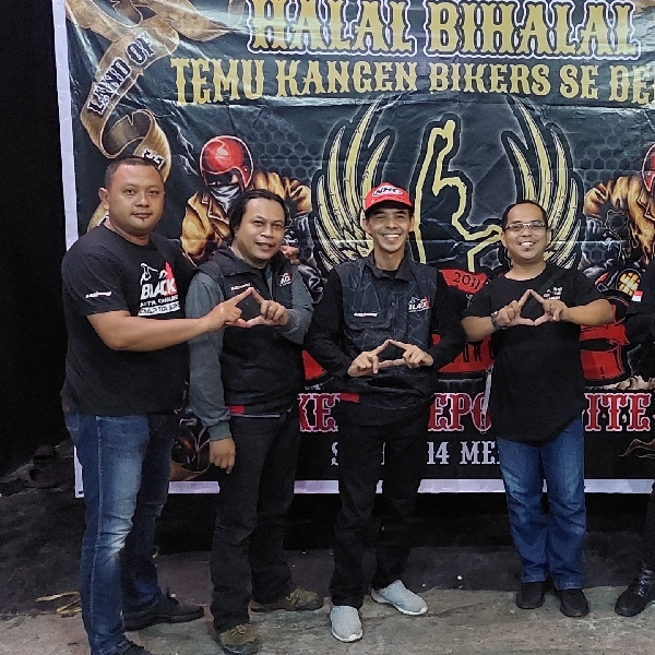 BMC Chapter Depok dan Komunitas Motor Se-Depok Adakan Halal Bi Halal Bikers Depok United 2022