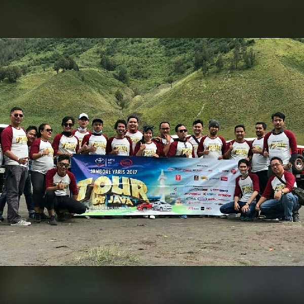 154 Peserta Ramaikan Jambore Nasional Yaris Tour De Java