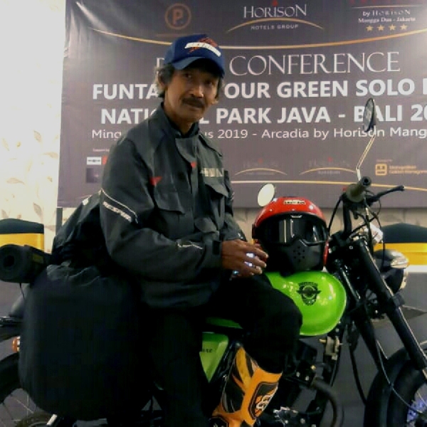 Dalam 10 Hari, Agus Blues Lakukan Solo Ride Melalui 11  Taman Nasional Sejauh 3700 km