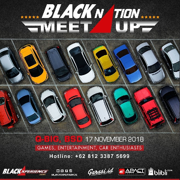 BLACKNATION MEETUP 2018 : Ayo Datang, Ramaikan Modifikasi, Game, Bazaar dan Kompetisi Bergengsi