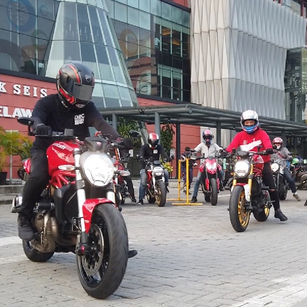 40 Rider Motor Italia Sambangi Panti di Bilangan Kahfi