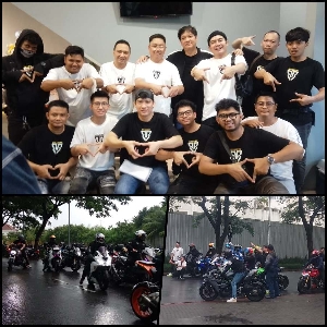 200 Motor All Genre, Sunmori Bareng Hadiri Deklarasi BSD Bikers