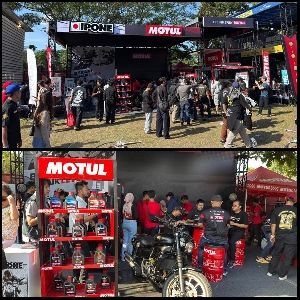 Pesta Kastem Kalcer Bandung: Booth Motul Diserbu 5.000 Pengunjung di BBQ Ride 2026