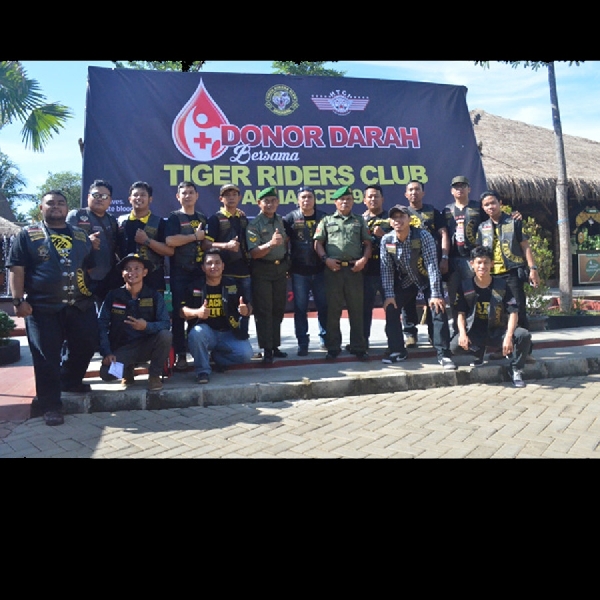 Tiger Riders Club Sumbang 55 Kantong Darah ke PMI Sukabumi
