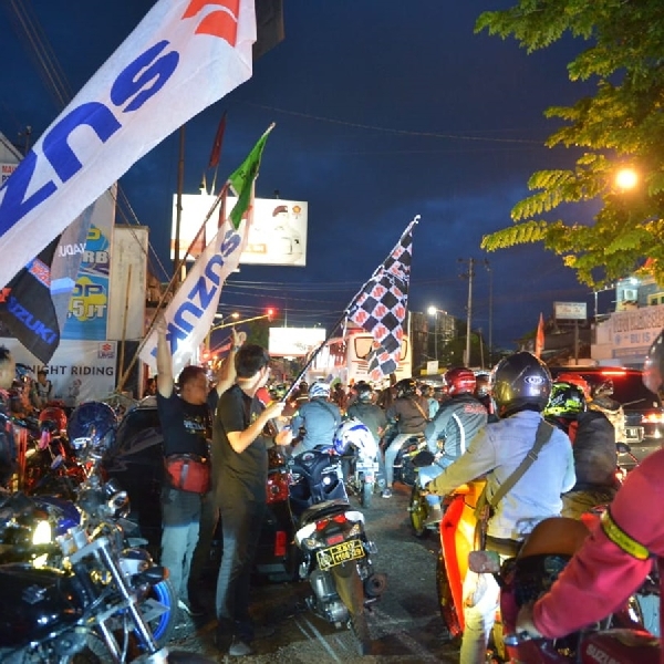 Ratusan Bikers Suzuki Ramaikan Kota Yogyakarta