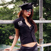 Icha Tampil Tegas Bak Police Woman