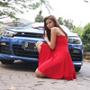 Adu cantik Drucella dengan VW Scirocco Emon