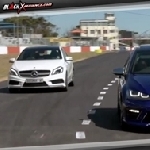 VW Golf R Lawan Mercedes-Benz A45 AMG Duo Hatchback Jerman