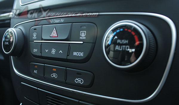 Dual separate climate control