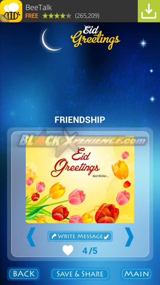 Eid Greetings - Friendship Template