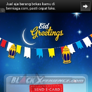 Eid Greetings - Menu Utama