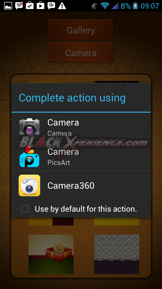 Greeting Card Maker - Ambil foto Sebagai Latar Belakang