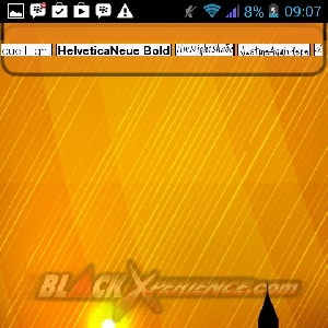 Greeting Card Maker - Edit jenis Font