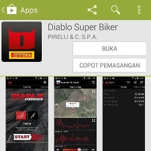 Diablo Super Biker, Aplikasi Pantau Pola Kendara Khusus Biker