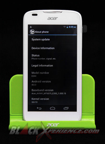 Acer Liquid Gallant Duo E350
