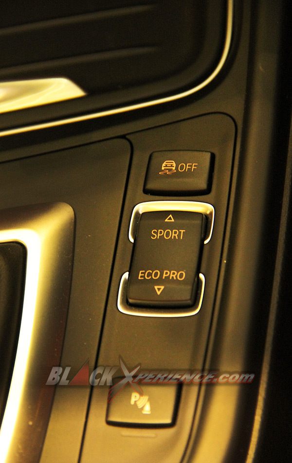 Sport, Comfort (default), and Eco Pro Driving Modes