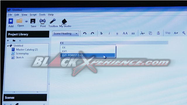 Menyusun Naskah Film dengan Celtx