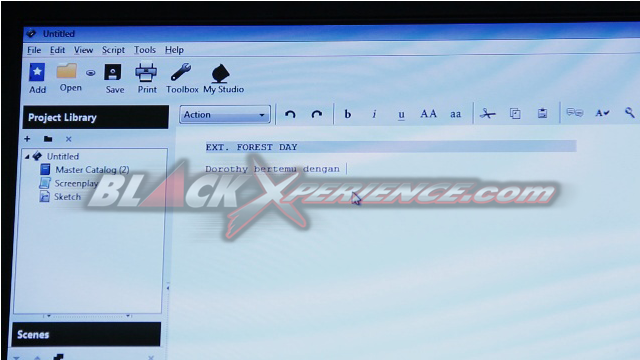 Menyusun Naskah Film dengan Celtx