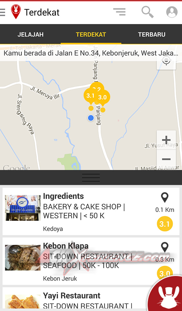 3 Aplikasi Kuliner Terbaik Untuk Android - Layar Home AbraResto