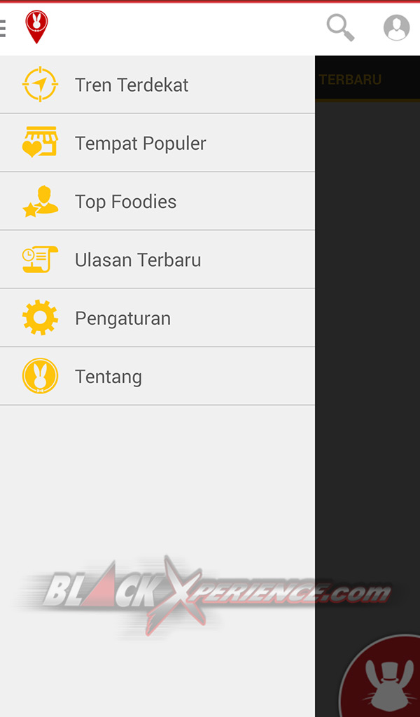 3 Aplikasi Kuliner Terbaik Untuk Android - Menu Utama AbraResto