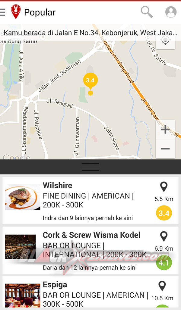 3 Aplikasi Kuliner Terbaik Untuk Android - Populer AbraResto 