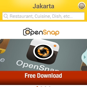 3 Aplikasi Kuliner Terbaik Untuk Android - Layar Home Open Rice