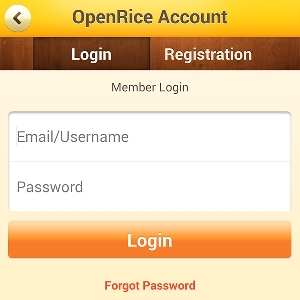 3 Aplikasi Kuliner Terbaik Untuk Android - Open Rice Account