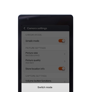 Xiaomi Redmi 1S - Kamera Simple Mode
