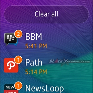 Samsung Gear S - Notification