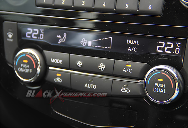 Pengaturan AC Dual Zone