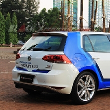 Rear View VW Golf MK7