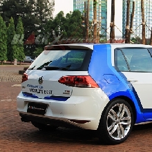 Rear View VW Golf MK7