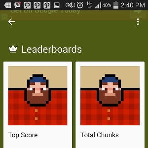 Timberman-Score Screen