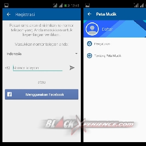 Peta Mudik MetroTV- menu registrasi