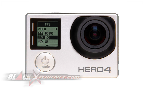 GoPro Hero 4 Silver - Kamera Tampak Depan (2)