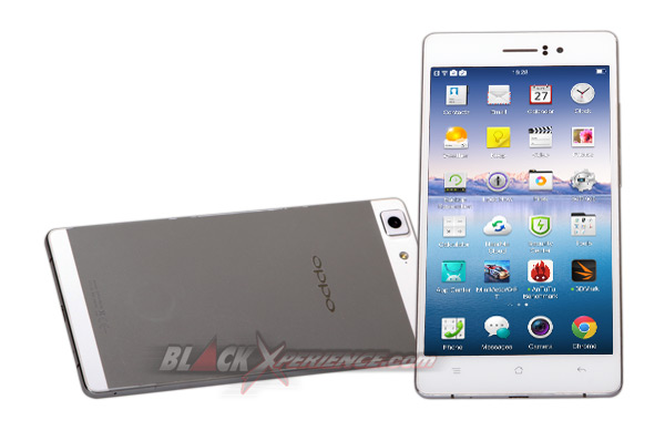 Oppo R5 - Tampak Depan dan Belakang