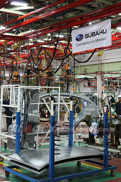 Melihat Proses Perakitan Subaru XV Langsung Dari Malaysia