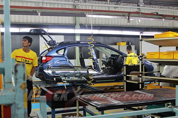Melihat Proses Perakitan Subaru XV Langsung Dari Malaysia