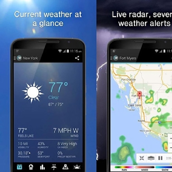 5 Aplikasi Cuaca Terbaik Android