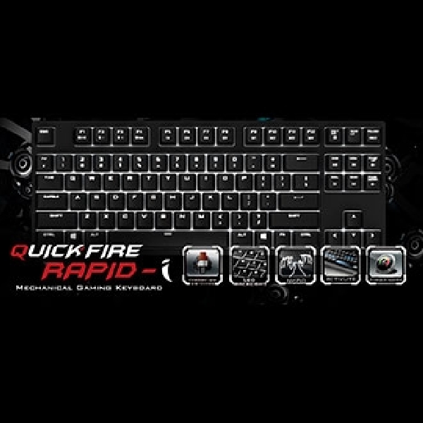 Quick Fire Rapid I, Keyboard Stylish Dengan Illuminator Dan Desain Menawan