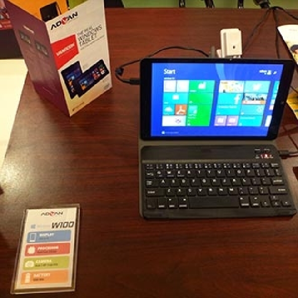 Advan Vanbook W80 dan W100, Pilihan Lokal Tablet Windows 2 Jutaan