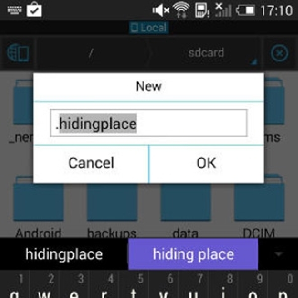 Tips Menyembunyikan File Di Android tanpa Aplikasi