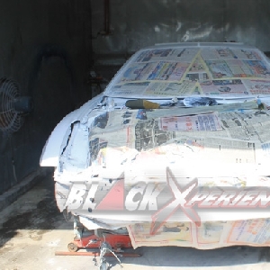 Toyota Celica, sesaat setelah pengecatan dasar