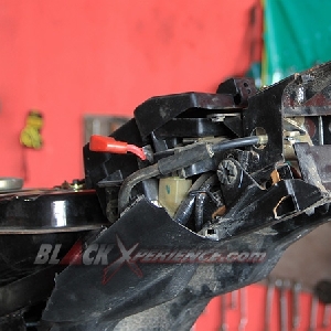 Sisi belakang Honda CS One