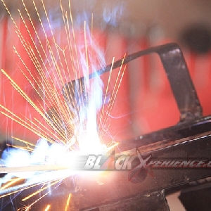 Proses lanjutan pengelasan bracket tangki