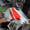 Airbrush dan Sticker Balut Bodi Tiger